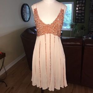 Free people sequin mini dress